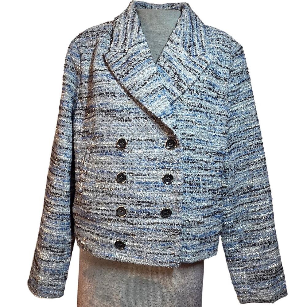 Cabi Metallic Blazer Jacker Size Medium